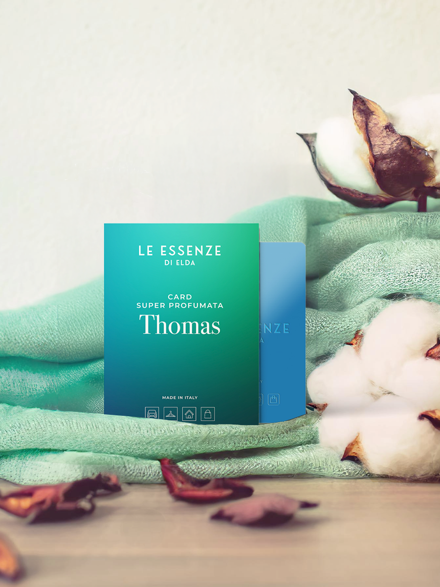 Scented card - Thomas