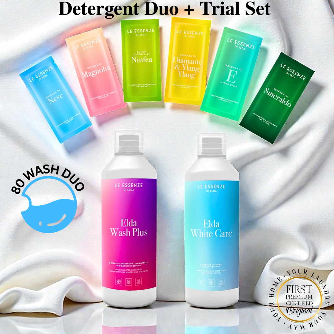 Detergent DUO - 80 Wash Duo + 6pk  trial set