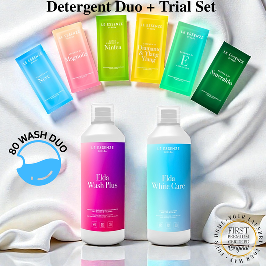Detergent DUO - 80 Wash Duo + 6pk  trial set